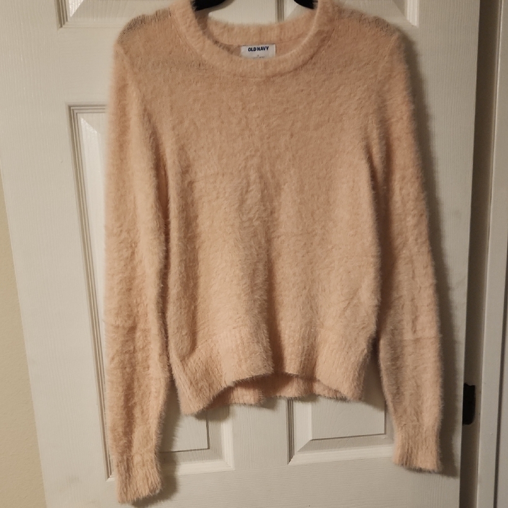 Old Navy Pink Fuzzy Sweater